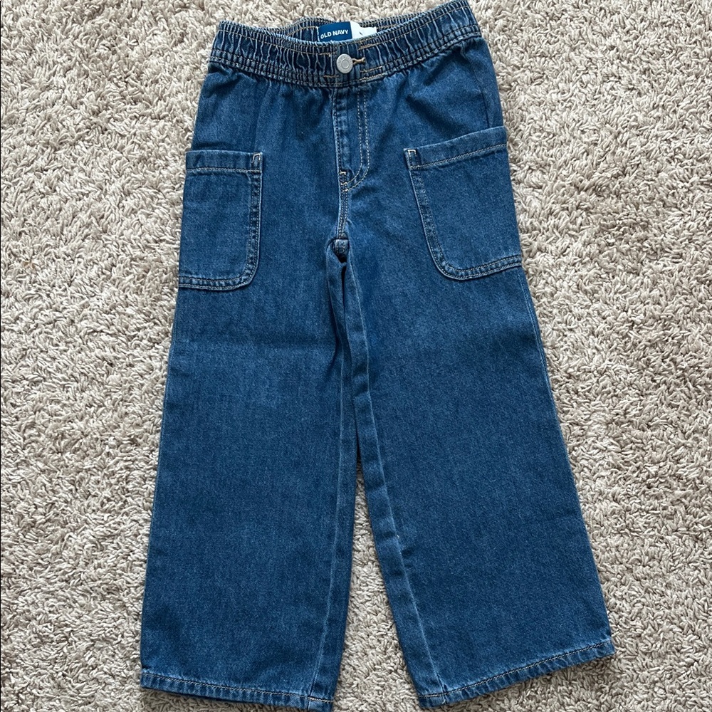 Old Navy Kids Blue Wide-Leg Jeans